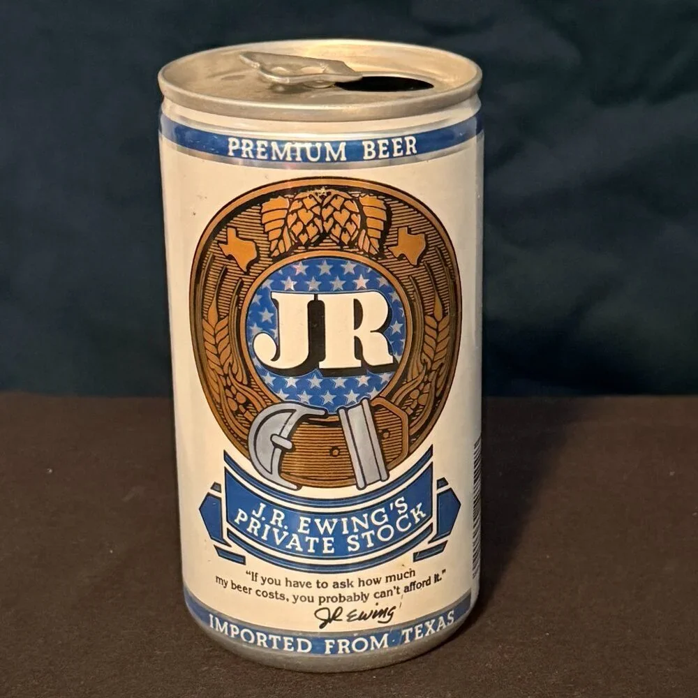 J.R. Ewing's Private Stock Premium Vintage Beer Can